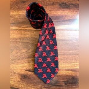 🍁SALE🍁VENEZIA by Italy 100% Silk Blue Necktie Dry Clean